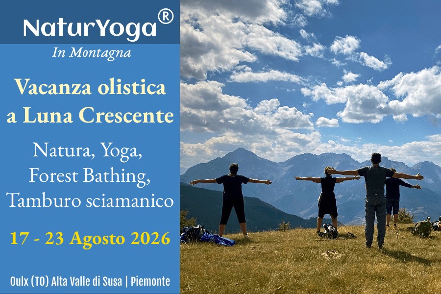 NaturYoga® a Luna Crescente in montagna Sulla "Linea del Drago"